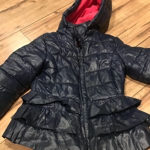 Steve Madden Navy Puffer Jacket.